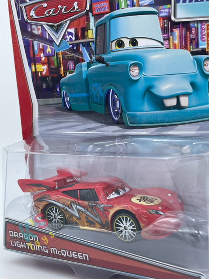 DISNEY PIXAR CARS BY MATTEL,  "DRAGON LIGHTNING MCQUEEN" - TOKYO MATER SERIES - BNIP