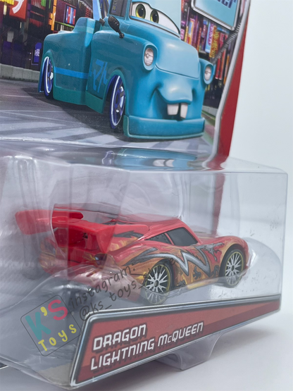 DISNEY PIXAR CARS BY MATTEL,  "DRAGON LIGHTNING MCQUEEN" - TOKYO MATER SERIES - BNIP