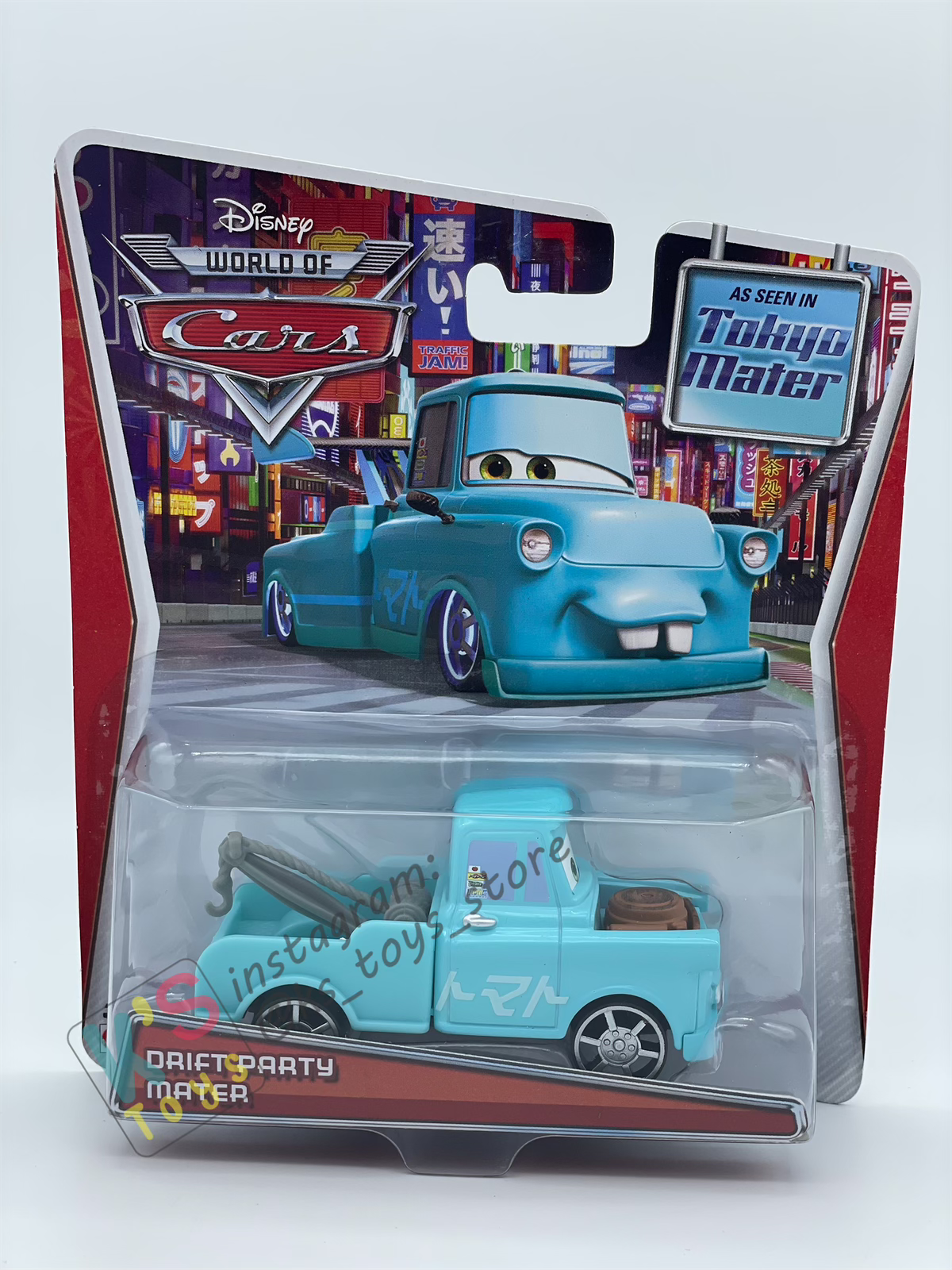 DISNEY PIXAR CARS BY MATTEL,  "DRIFT PARTY MATER" - TOKYO MATER SERIES - BNIP