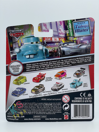 DISNEY PIXAR CARS BY MATTEL,  "DRIFT PARTY MATER" - TOKYO MATER SERIES - BNIP