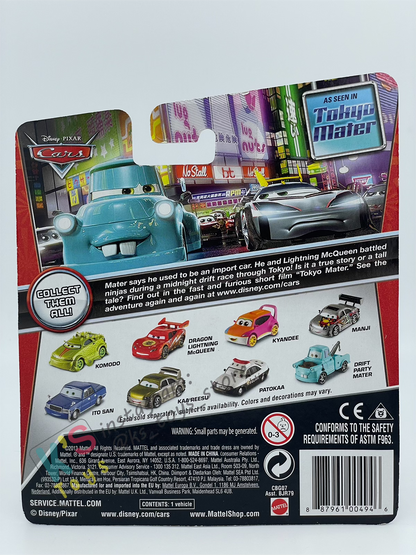 DISNEY PIXAR CARS BY MATTEL,  "ITO SAN" - TOKYO MATER SERIES - BNIP