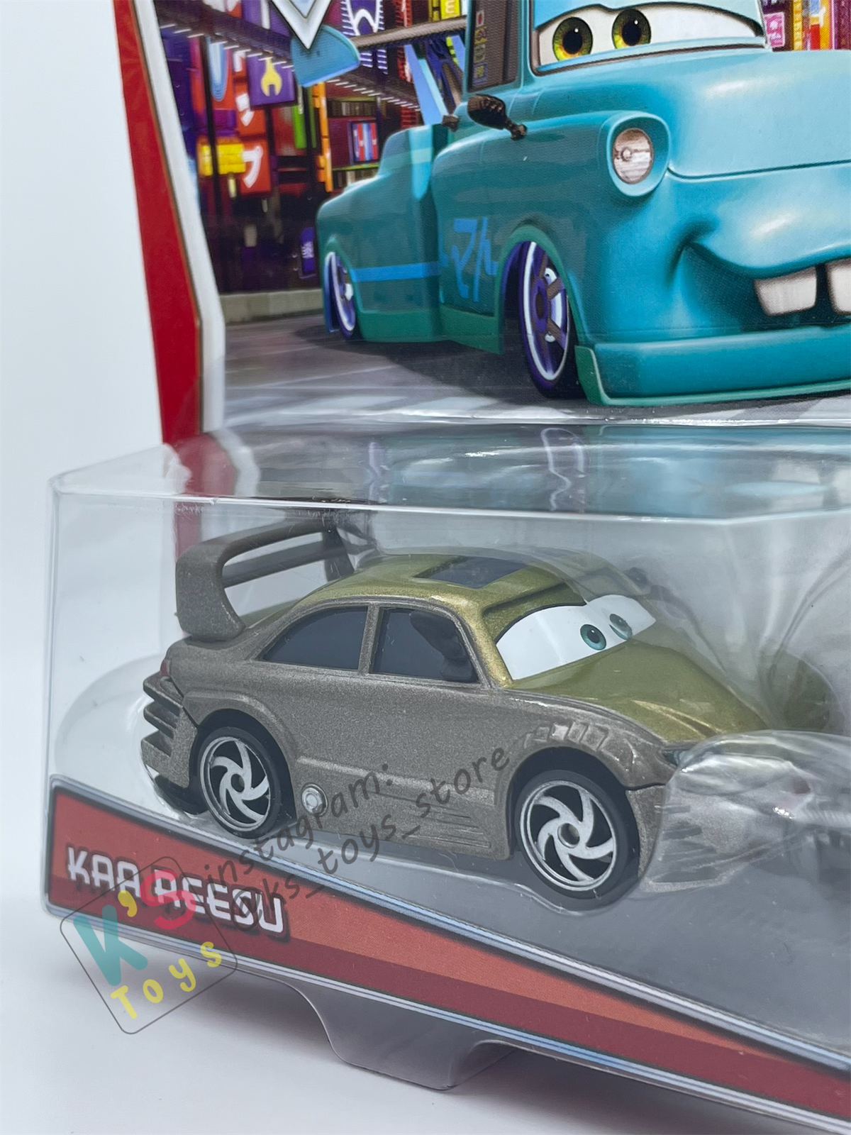 DISNEY PIXAR CARS BY MATTEL,  "KAA REESU" - TOKYO MATER SERIES - BNIP