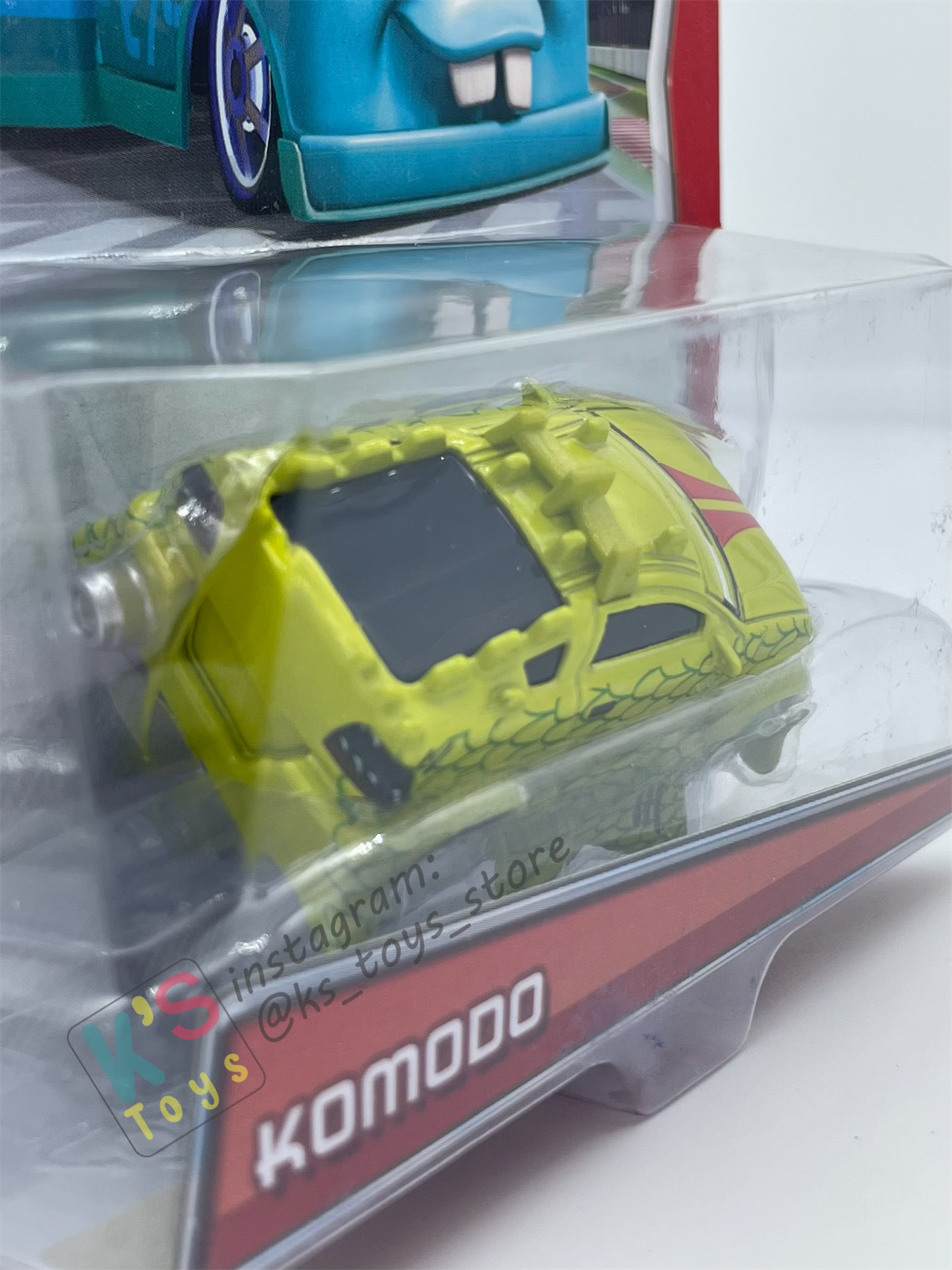 DISNEY PIXAR CARS BY MATTEL,  "KOMODO" - TOKYO MATER SERIES - BNIP