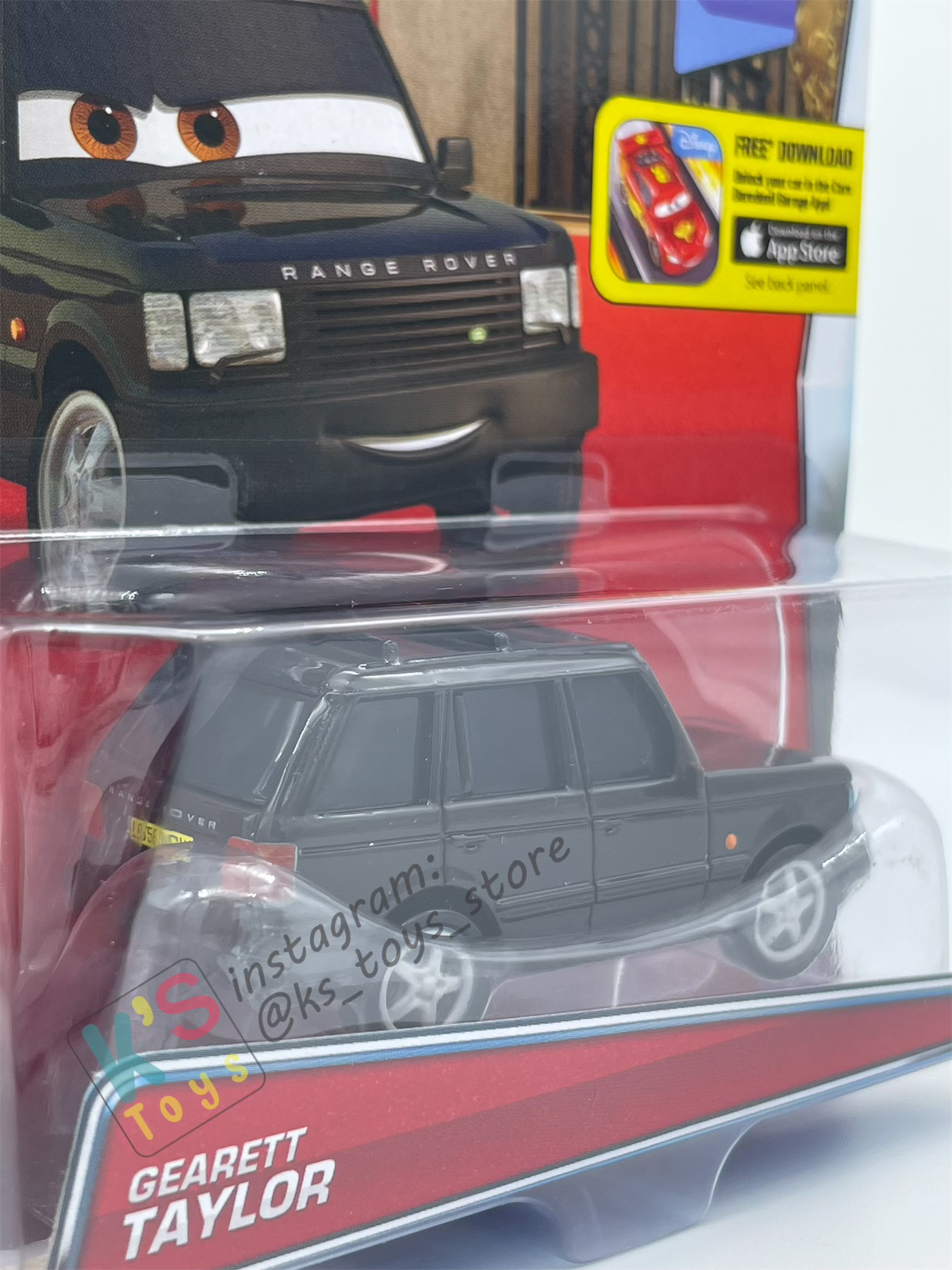 DISNEY PIXAR CARS BY MATTEL,  "GEARETT TAYLOR" - PALACE CHAOS SERIES - BNIP