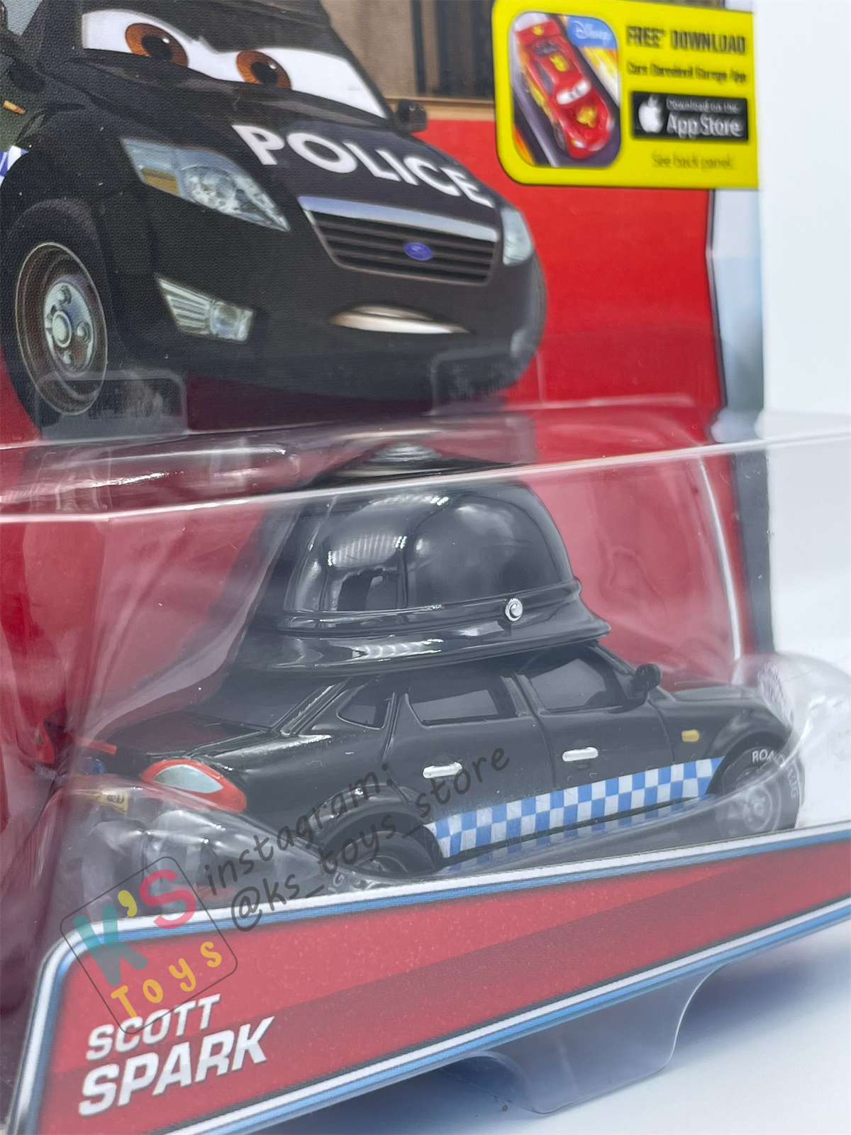 DISNEY PIXAR CARS BY MATTEL,  "SCOTT SPARK" - PALACE CHAOS SERIES - BNIP