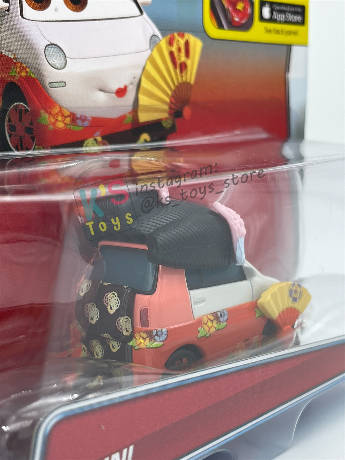 DISNEY PIXAR CARS 1:55 BY MATTEL, "OKUNI" - TOKYO PARTY SERIES - BNIP