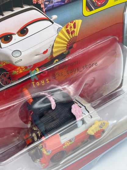 DISNEY PIXAR CARS 1:55 BY MATTEL, "OKUNI" - TOKYO PARTY SERIES - BNIP