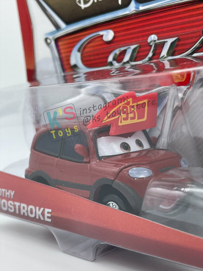 DISNEY PIXAR CARS 1:55 BY MATTEL, "TIMOTHY TWOSTROKE" - RSN SERIES - BNIP