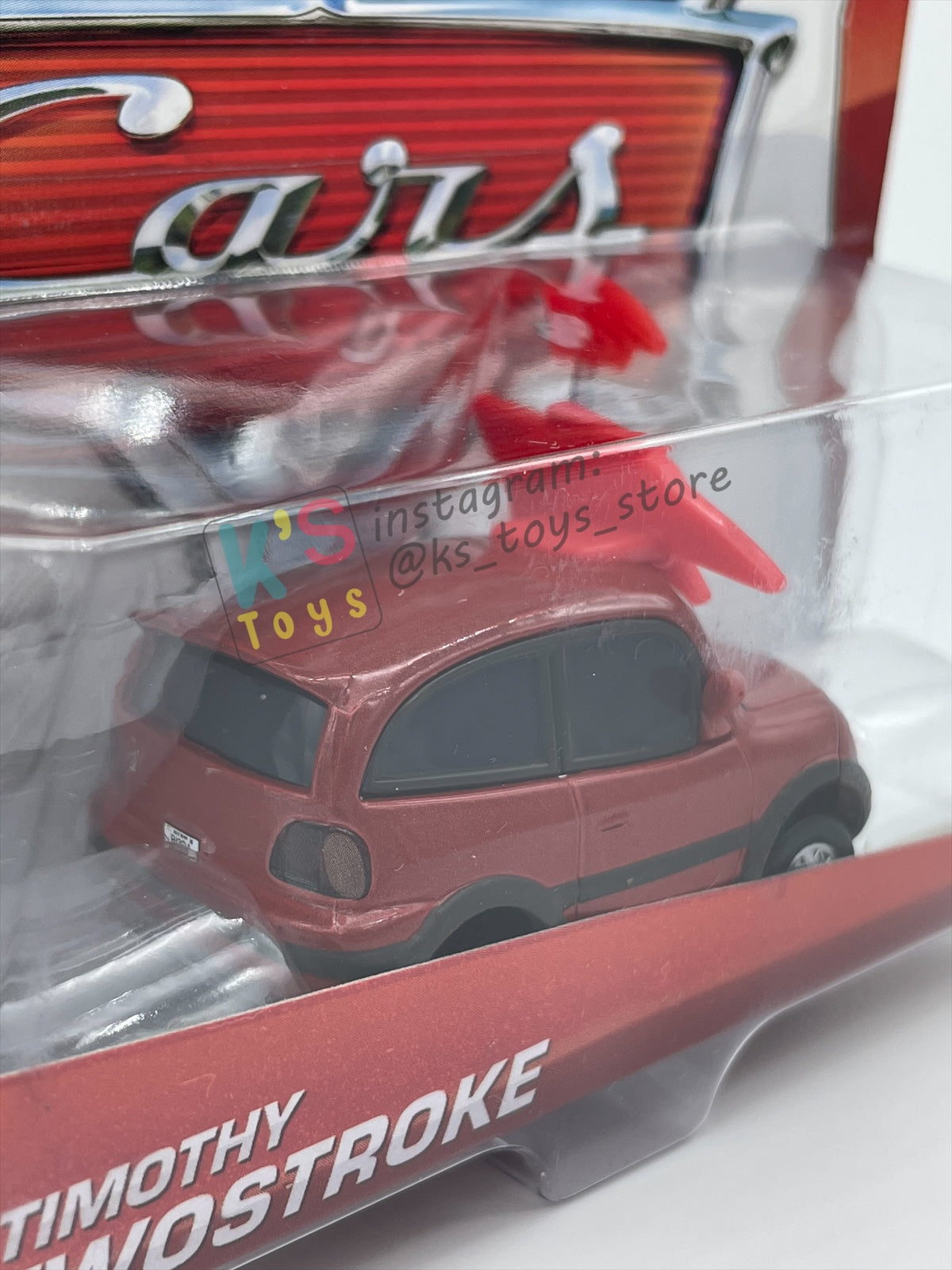 DISNEY PIXAR CARS 1:55 BY MATTEL, "TIMOTHY TWOSTROKE" - RSN SERIES - BNIP