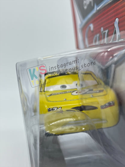 DISNEY PIXAR CARS 1:55 BY MATTEL, "SIDEWALL SHINE NO. 74" - PISTON CUP SERIES - BNIP