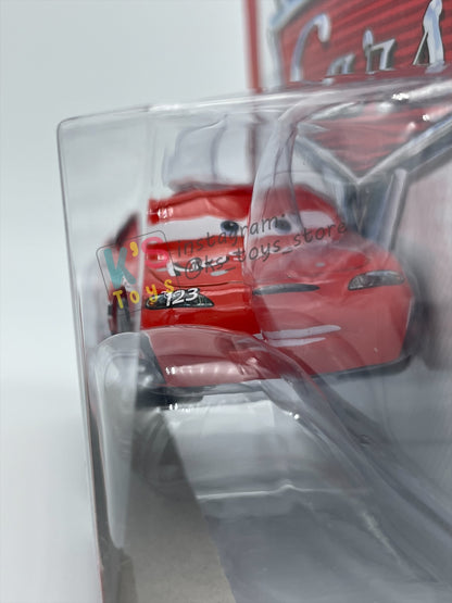 DISNEY PIXAR CARS 1:55 BY MATTEL, "NO STALL NO. 123" - PISTON CUP SERIES - BNIP