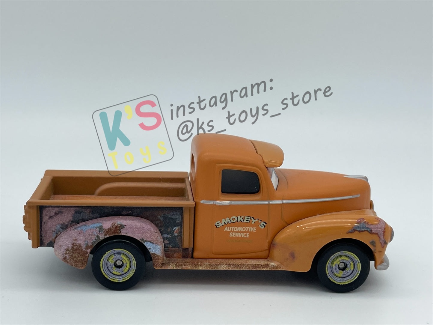 PRE-OWNED / LOOSE DISNEY PIXAR CARS - "SMOKEY (LONG VARIANT)" CARS 3 SERIES - MINT/NEAR MINT CONDITION - READ DESCRIPTION!!!!!!!!!!