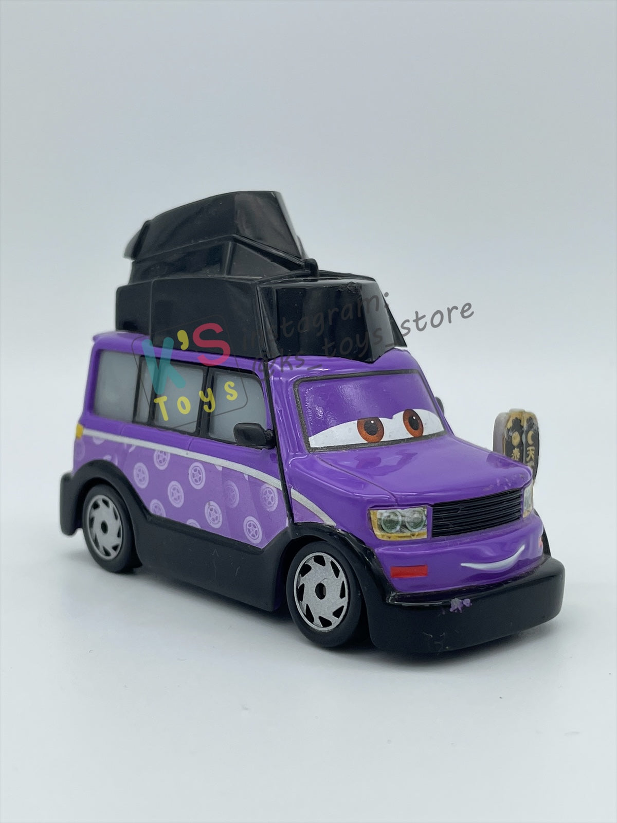 PRE-OWNED / LOOSE DISNEY PIXAR CARS BY MATTEL - "KIMURA KAIZO" CARS 2 SERIES - PLAYED IN GOOD CONDITION - READ DESCRIPTION!!!!!!!!!!
