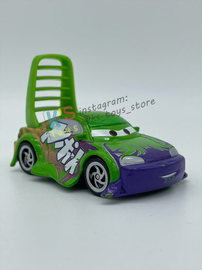 PRE-OWNED / LOOSE DISNEY PIXAR CARS BY MATTEL - "WINGO WITH FLAMES" CARS SERIES - PLAYED IN GOOD CONDITION - READ DESCRIPTION!!!!!!!!!!