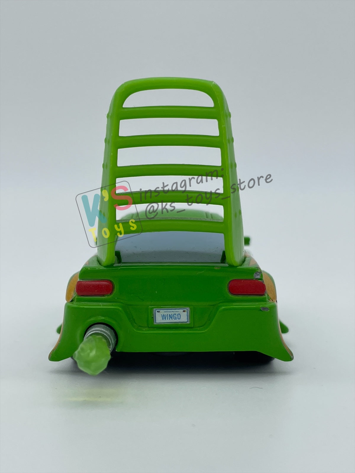 PRE-OWNED / LOOSE DISNEY PIXAR CARS BY MATTEL - "WINGO WITH FLAMES" CARS SERIES - PLAYED IN GOOD CONDITION - READ DESCRIPTION!!!!!!!!!!