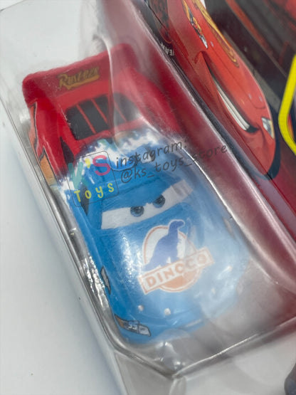 DISNEY PIXAR CARS BY MATTEL 1:55, "TRANSFORMING LIGHTNING MCQUEEN" DINOCO DAYDREAM SERIES - BNIP