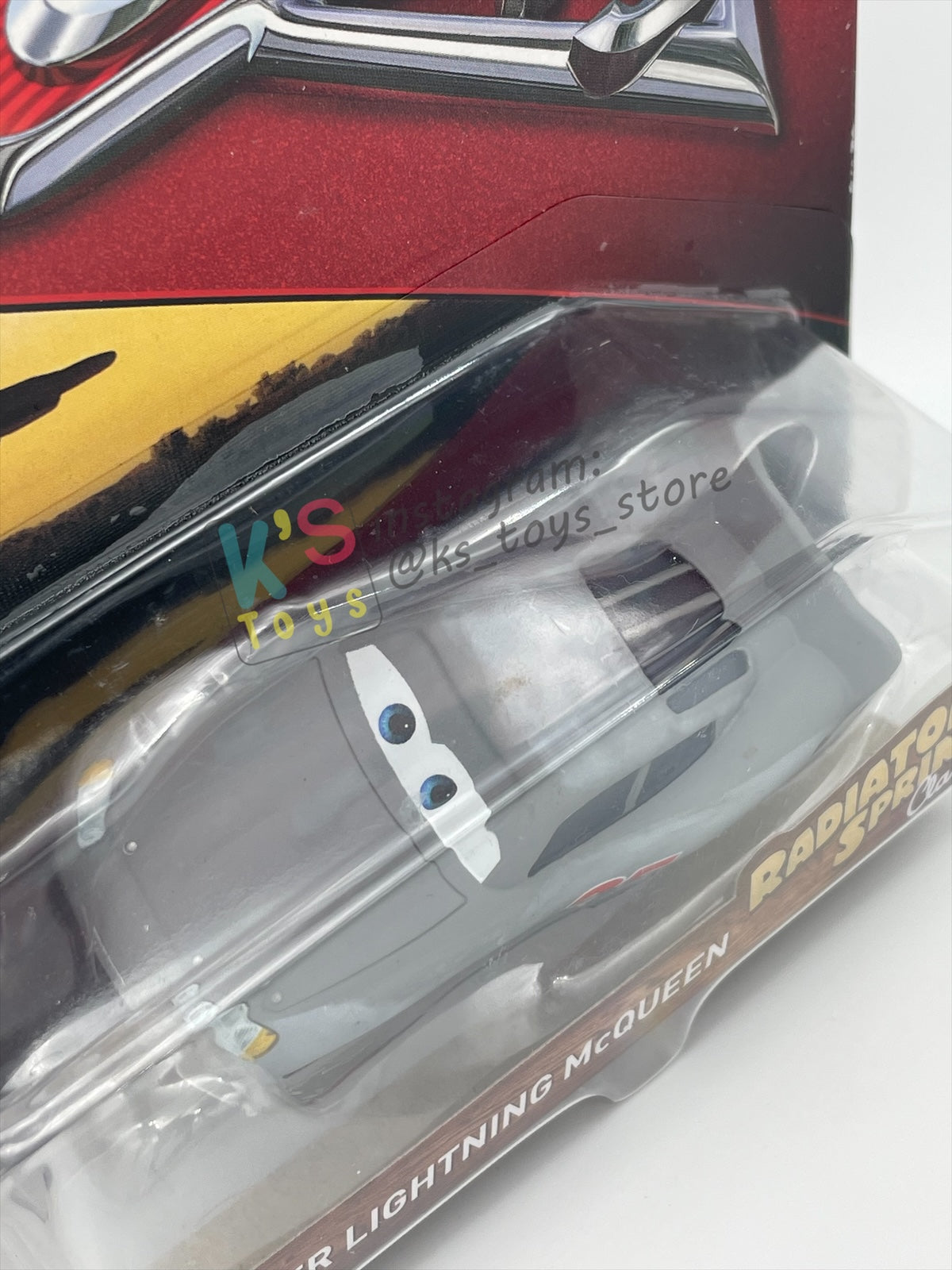 DISNEY PIXAR CARS BY MATTEL 1:55, "PRIMER LIGHTNING MCQUEEN (VARIANT)" CARS 3 RADIATOR SPRINGS CLASSIC - BNIP