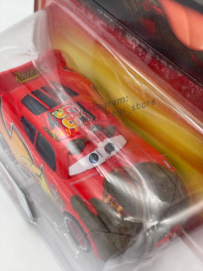 Rare Disney Pixar Cars by Mattel, Muddy Lightning McQueen - Final Lap Series - BNIP