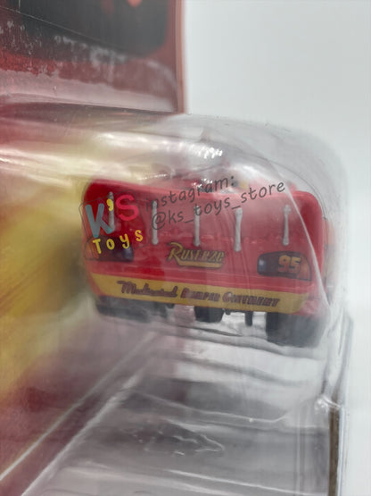 Rare Disney Pixar Cars by Mattel, Muddy Lightning McQueen - Final Lap Series - BNIP