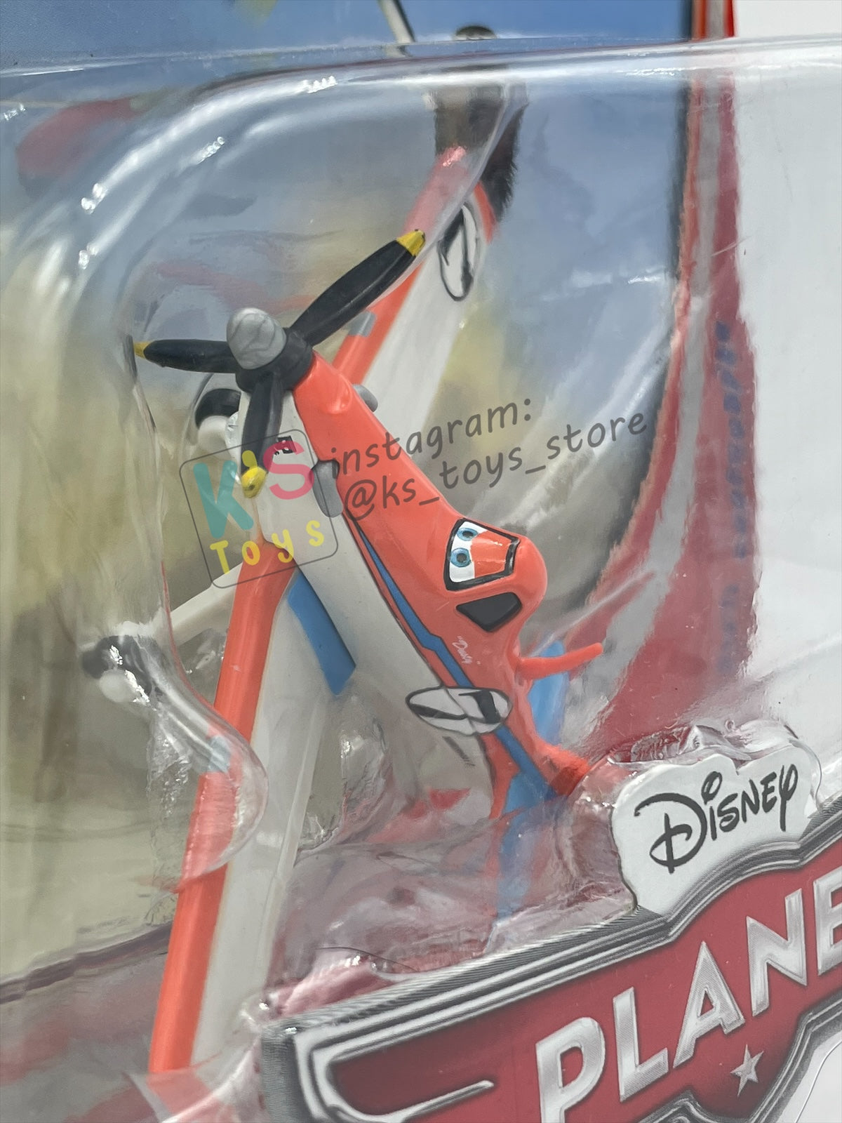 DISNEY PLANES BY MATTEL - RACING DUSTY CROPHOPPER - FROM ABOVE THE WORLD OF CARS - BNIP