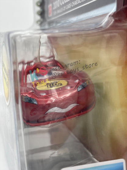 DISNEY PIXAR CARS "DRAGON LIGHTNING MCQUEEN with METALLIC FINISH" TOKYO MATER SERIES - Cars Toon - CARD IN NOT MINT CONDITION - BNIP