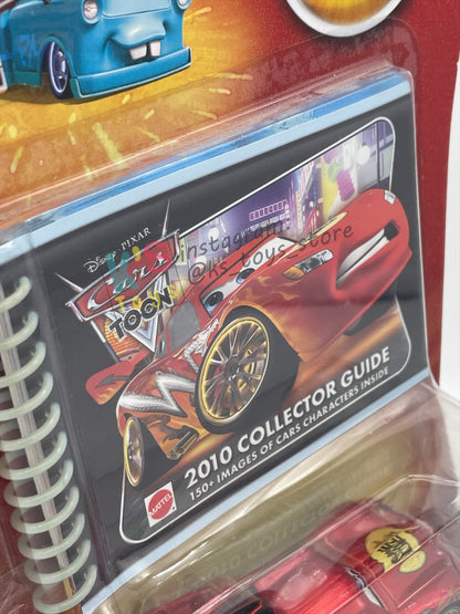 DISNEY PIXAR CARS "DRAGON LIGHTNING MCQUEEN with METALLIC FINISH" TOKYO MATER SERIES - Cars Toon - CARD IN NOT MINT CONDITION - BNIP