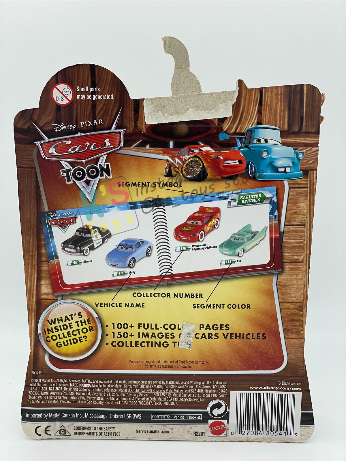 DISNEY PIXAR CARS "DRAGON LIGHTNING MCQUEEN with METALLIC FINISH" TOKYO MATER SERIES - Cars Toon - CARD IN NOT MINT CONDITION - BNIP