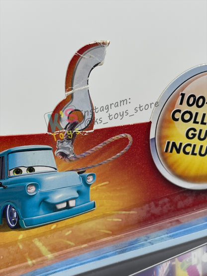 DISNEY PIXAR CARS "DRAGON LIGHTNING MCQUEEN with METALLIC FINISH" TOKYO MATER SERIES - Cars Toon - CARD IN NOT MINT CONDITION - BNIP