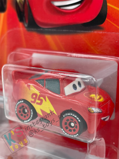 MINI RACERS DISNEY PIXAR CARS 3-PACK METALLIC IVY, ROAD TRIP LIGHTNING MCQUEEN AND MATER - BNIP