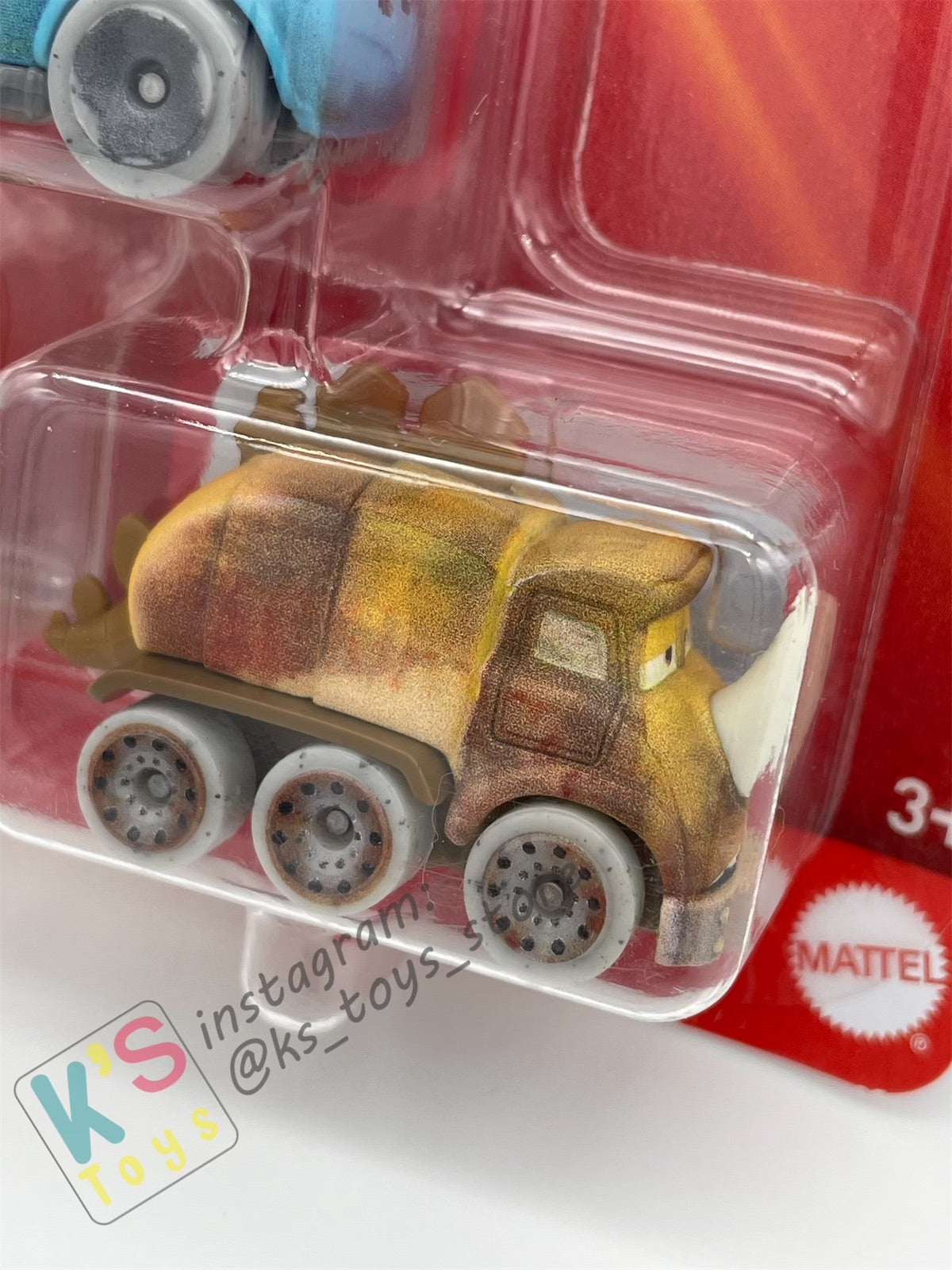 MINI RACERS DISNEY PIXAR CARS 3-PACK QUADRATORQUOSAUR, WESTFALANAPUS, AND CLANKYLOSAURUS - BNIP