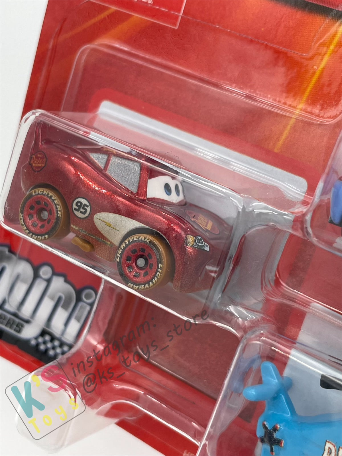 MINI RACERS DISNEY PIXAR CARS 3-PACK DIRT TRACK RADIATOR LIGHTNING MCQUEEN, ROTOR TURBOSKY, AND SALLY  - BNIP