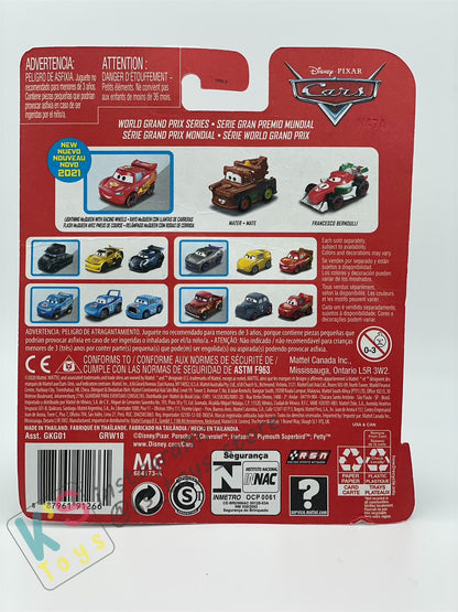 MINI RACERS DISNEY PIXAR CARS 3-PACK LIGHTNING MCQUEEN WITH RACING WHEELS, FRANCESCO, AND MATER - BNIP