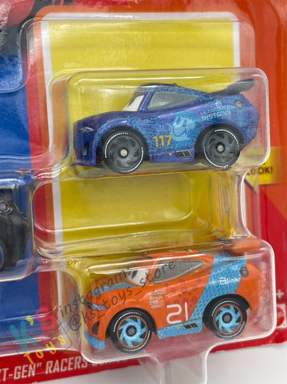 MINI RACERS DISNEY PIXAR CARS 3-PACK RYAN "INSIDE" LANEY, RALPH CARLOW, AND JACKSON STORM - BNIP