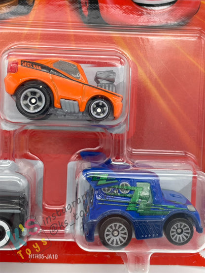 MINI RACERS DISNEY PIXAR CARS 3-PACK SNOT ROD, DJ AND SHERIFF - BNIP