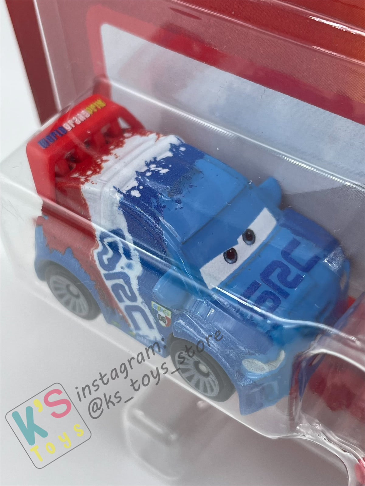 MINI RACERS DISNEY PIXAR CARS 3-PACK RAOUL CAROULE, LIGHTNING MCQUEEN WITH RACING WHEELS AND CARLA VELOSO - BNIP