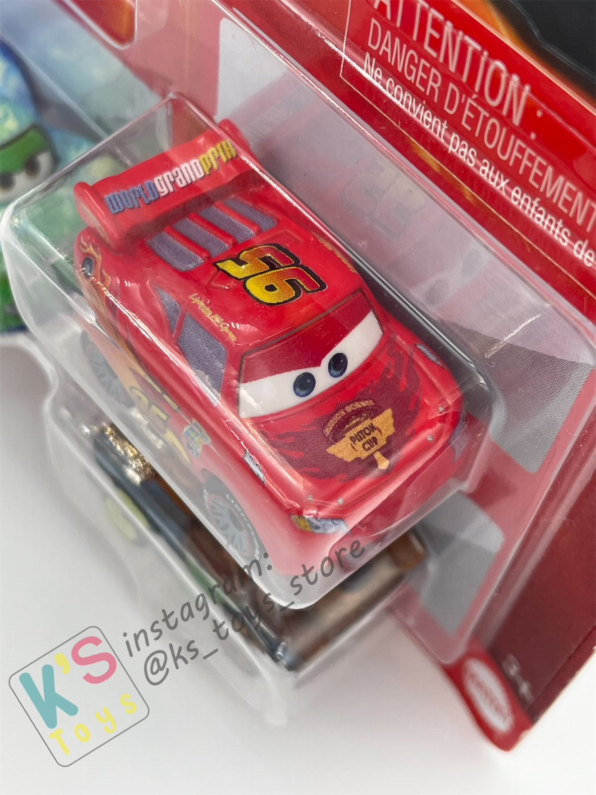 MINI RACERS DISNEY PIXAR CARS 3-PACK CARLA VELOSO, LIGHTNING MCQUEEN WITH RACING WHEELS AND MATER - BNIP