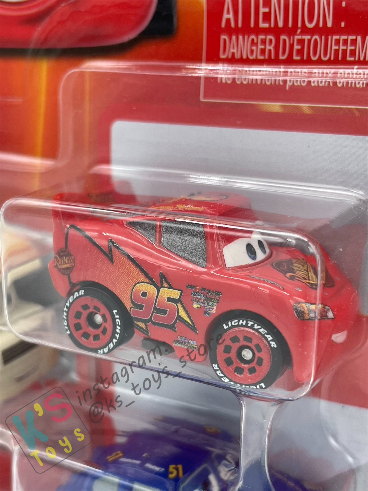 MINI RACERS DISNEY PIXAR CARS 3-PACK LARRY CAMPER, FABULOUS HUDSON HORNET, AND LIGHTNING MCQUEEN - BNIP