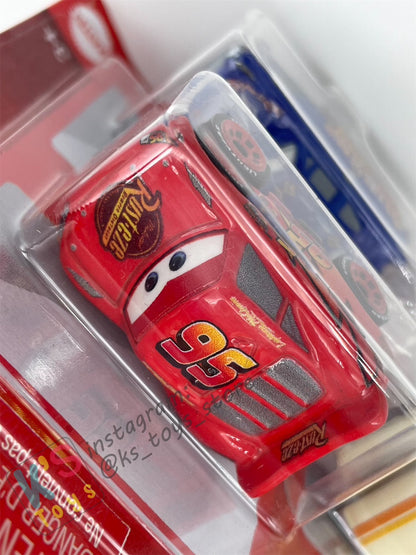 MINI RACERS DISNEY PIXAR CARS 3-PACK LARRY CAMPER, FABULOUS HUDSON HORNET, AND LIGHTNING MCQUEEN - BNIP