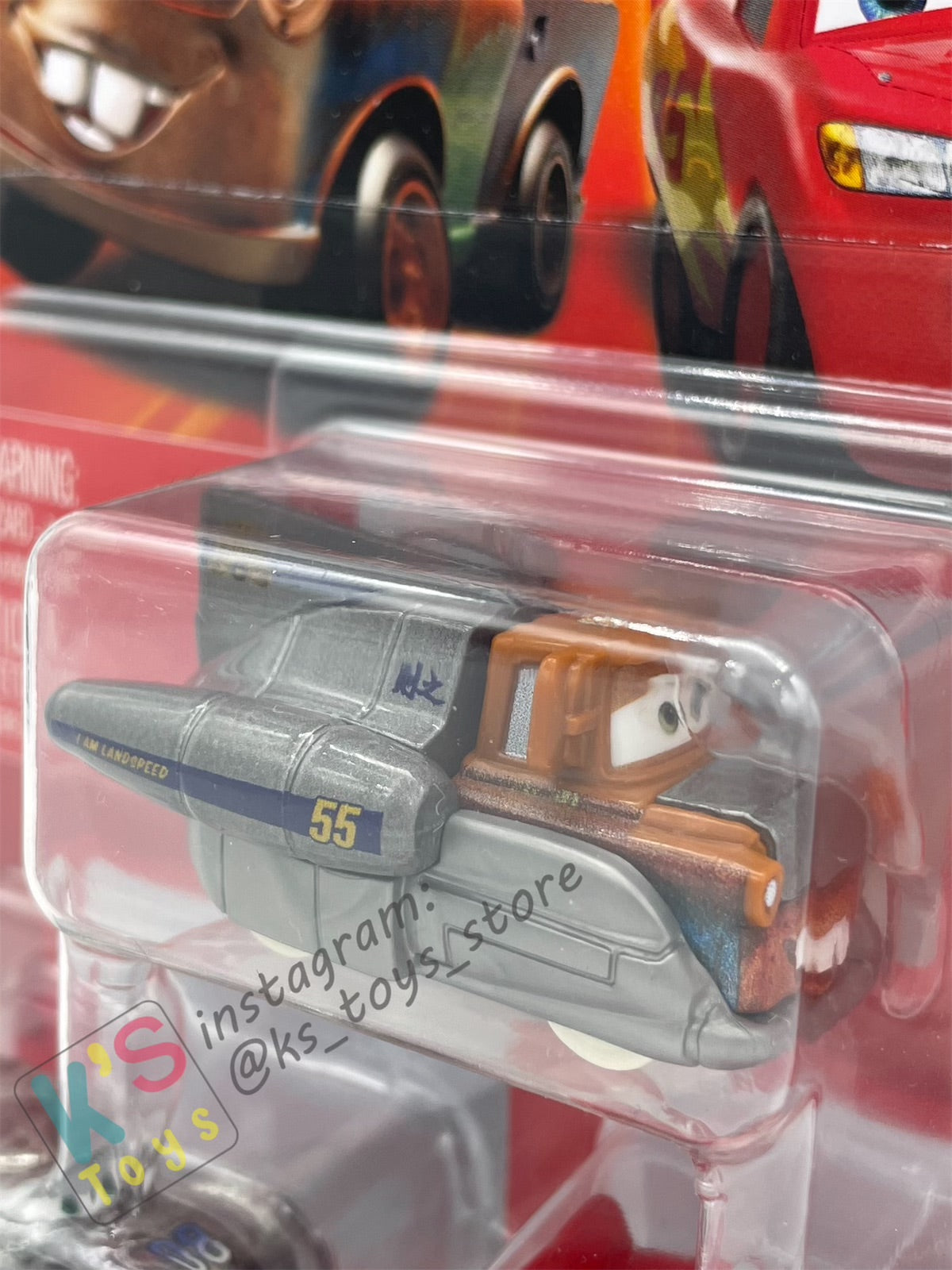 MINI RACERS DISNEY PIXAR CARS 3-PACK SUPER SPEED MATER, ROAD TRIP LIGHTNING MCQUEEN, AND DATZ JAMMIN - BNIP
