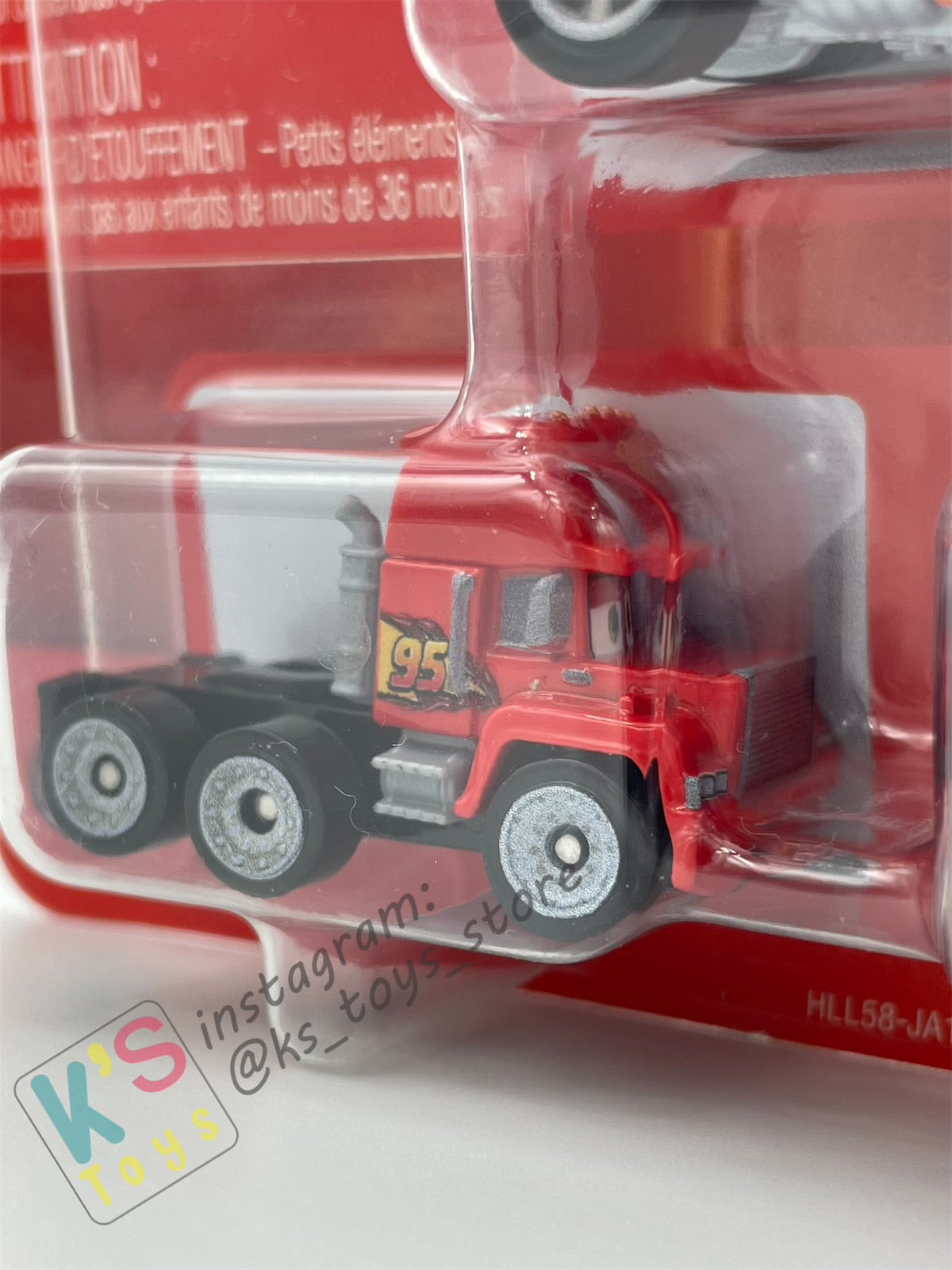 MINI RACERS DISNEY PIXAR CARS 3-PACK SNOT ROD, DJ, AND MACK - BNIP