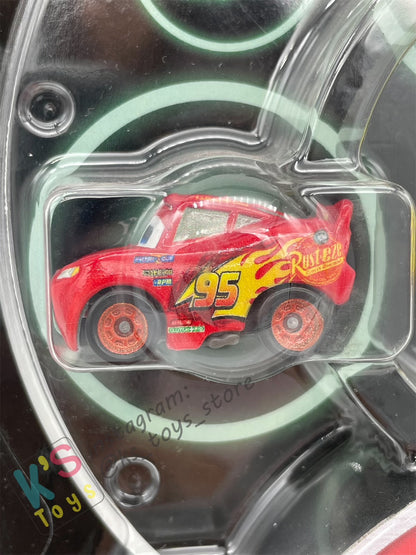 MINI RACERS DISNEY PIXAR CARS 3-PACK GLOW THOMASVILLE CRUZ RAMIREZ, GLOW LIGHTNING MCQUEEN AND GLOW LUIGI (GLOW SERIES) - BNIP