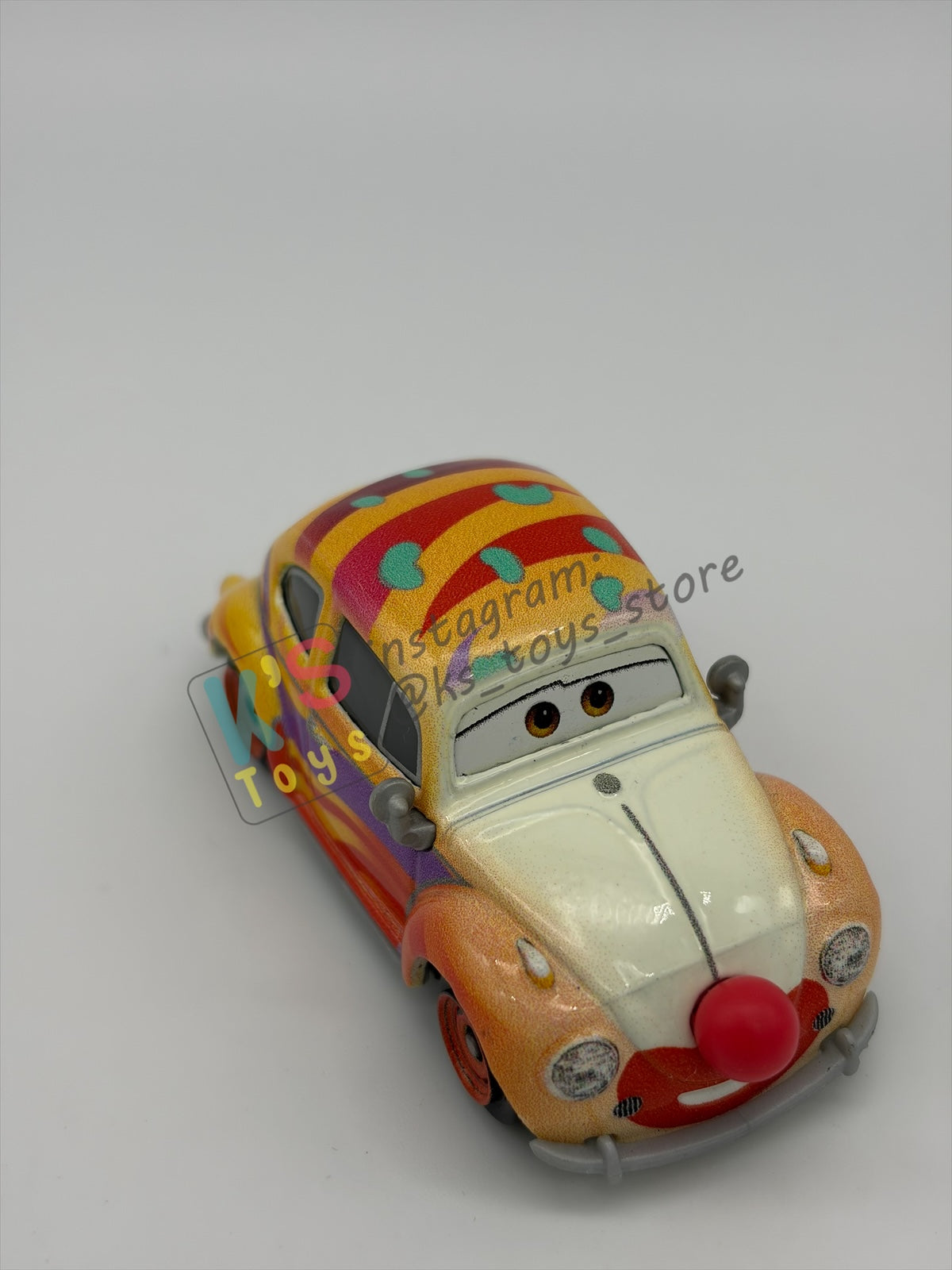 PRE-OWNED / LOOSE DISNEY PIXAR CARS 1:55 BY MATTEL - "KELLY BEAMBRIGHT" CARS ON THE ROAD - NEAR MINT CONDITION