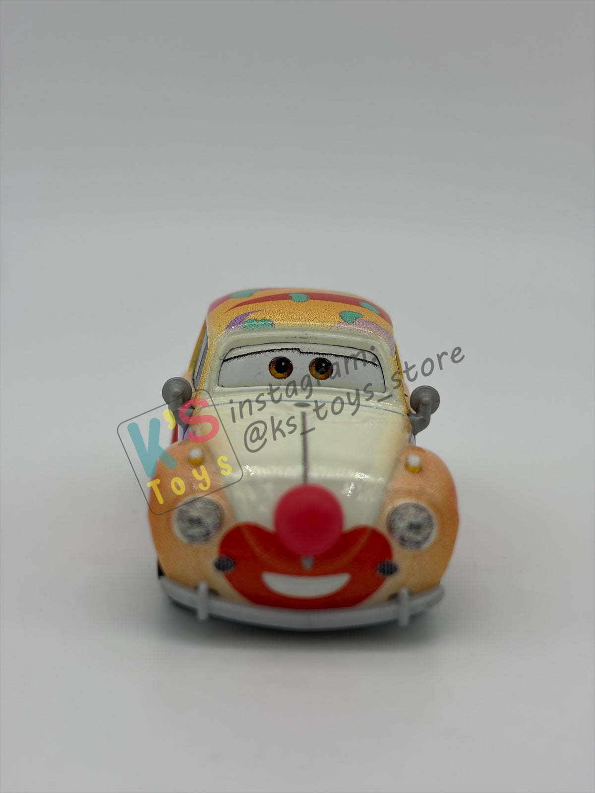 PRE-OWNED / LOOSE DISNEY PIXAR CARS 1:55 BY MATTEL - "KELLY BEAMBRIGHT" CARS ON THE ROAD - NEAR MINT CONDITION