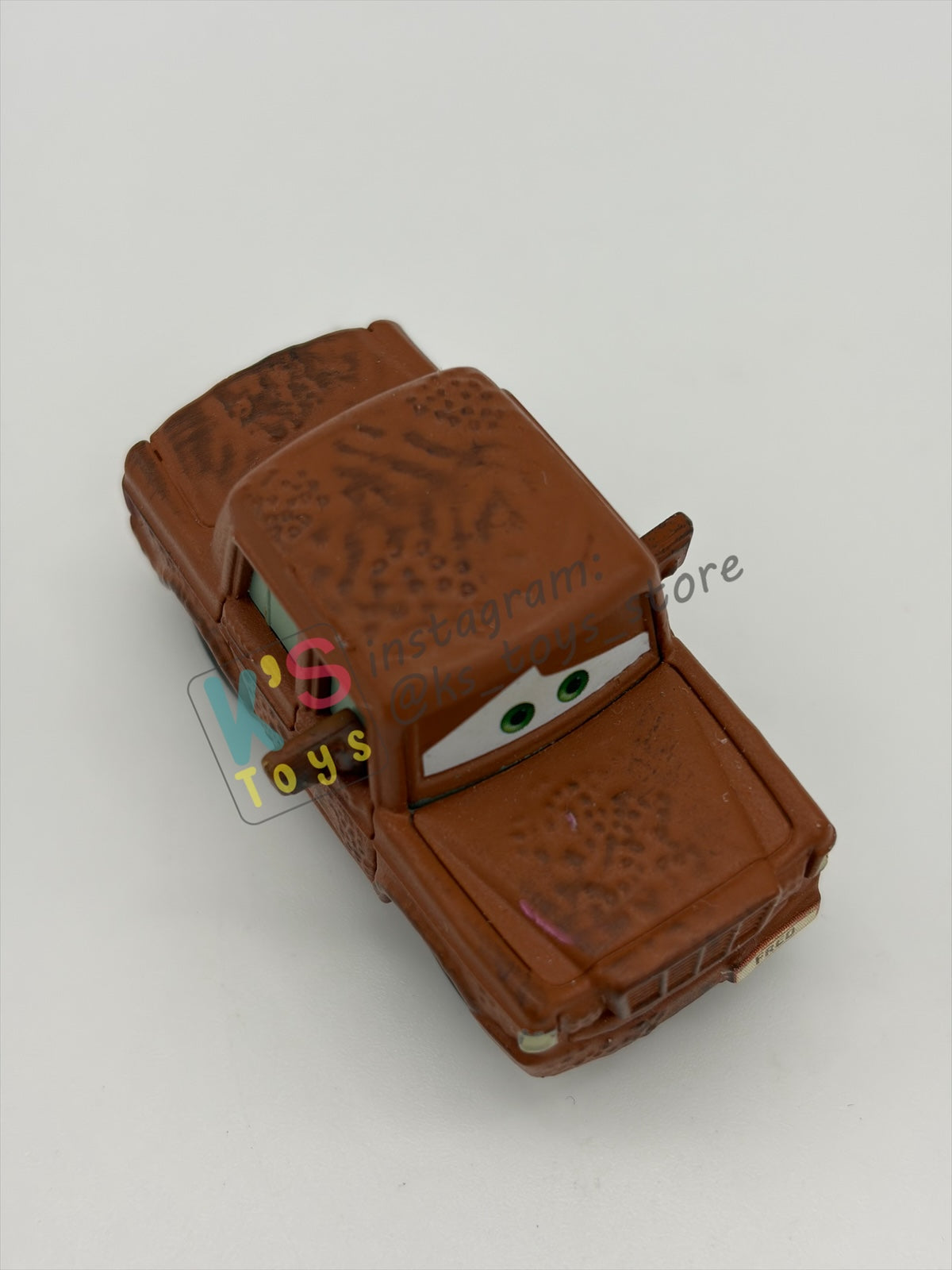 PRE-OWNED / LOOSE DISNEY PIXAR CARS 1:55 BY MATTEL - "FRED (TINY SIZE)" CARS SERIES - MINT CONDITION