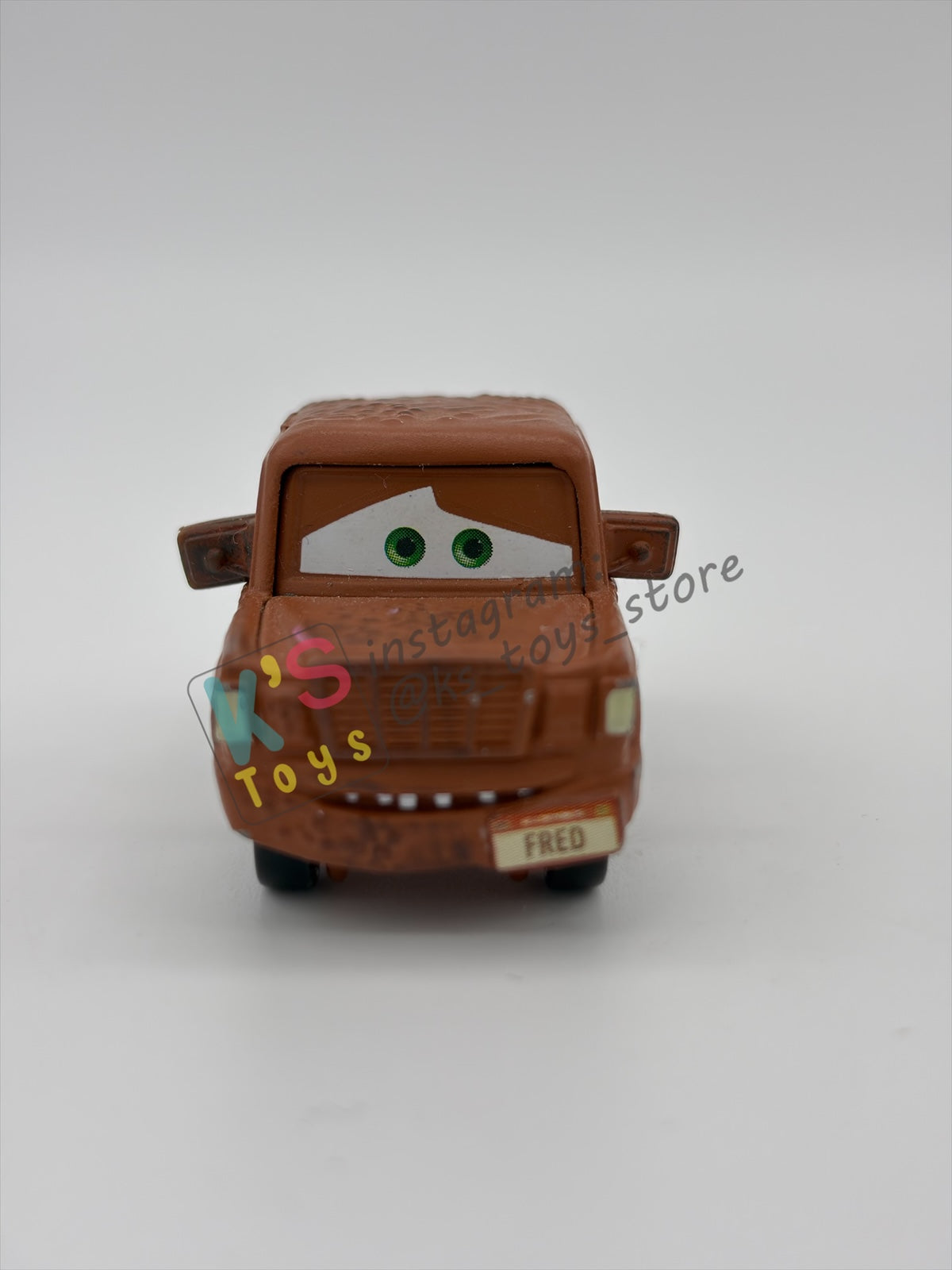 PRE-OWNED / LOOSE DISNEY PIXAR CARS 1:55 BY MATTEL - "FRED (TINY SIZE)" CARS SERIES - MINT CONDITION
