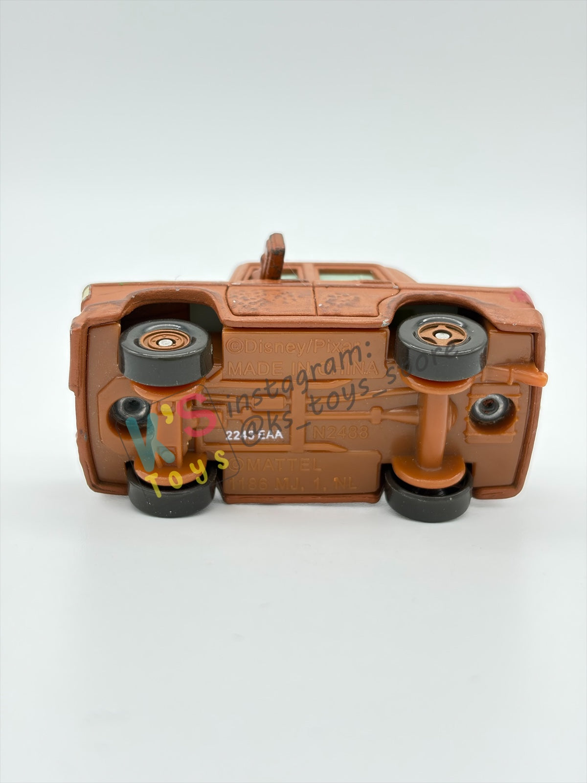 PRE-OWNED / LOOSE DISNEY PIXAR CARS 1:55 BY MATTEL - "FRED (TINY SIZE)" CARS SERIES - MINT CONDITION