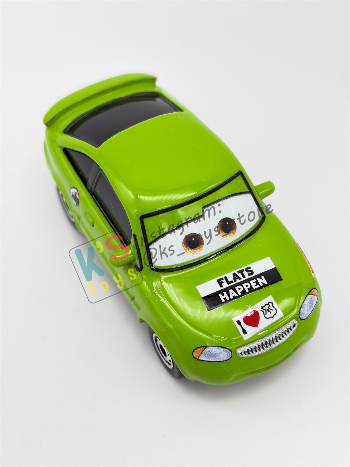 PRE-OWNED / LOOSE DISNEY PIXAR CARS 1:55 BY MATTEL - "NICK STICKERS" CARS SERIES - MINT CONDITION