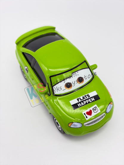 PRE-OWNED / LOOSE DISNEY PIXAR CARS 1:55 BY MATTEL - "NICK STICKERS" CARS SERIES - MINT CONDITION