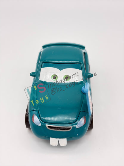 PRE-OWNED / LOOSE DISNEY PIXAR CARS 1:55 BY MATTEL - "BUCKY BREAKDUST" MATER THE GREATER SERIES - NEAR MINT CONDITION