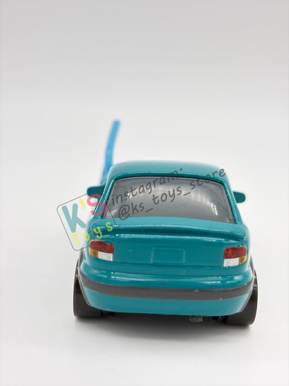 PRE-OWNED / LOOSE DISNEY PIXAR CARS 1:55 BY MATTEL - "BUCKY BREAKDUST" MATER THE GREATER SERIES - NEAR MINT CONDITION